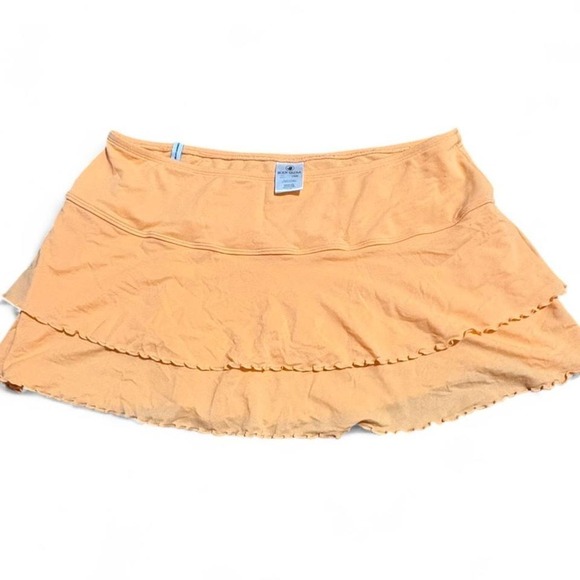 Body glove Orange ruffle mini skirt - Picture 2 of 5